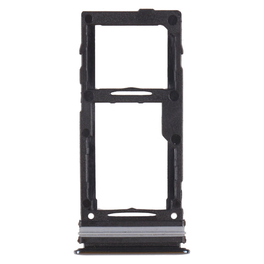 For Samsung Galaxy A52 SM-A525 SIM Card Tray + SIM Card Tray / Micro SD Card Tray (Black)