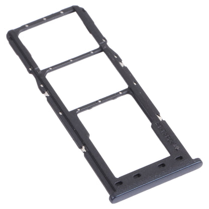 For Samsung Galaxy M12 SM-M127 SIM Card Tray + SIM Card Tray + Micro SD Card Tray (Black)