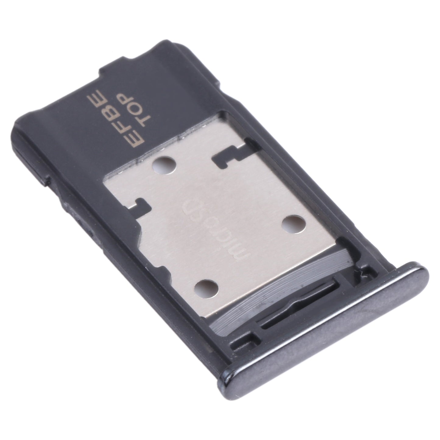 For Samsung Galaxy M31s SM-M317 SIM Card Tray + SIM Card Tray + Micro SD Card Tray (Black)