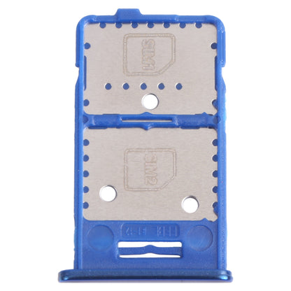 For Samsung Galaxy M31s SM-M317 SIM Card Tray + SIM Card Tray + Micro SD Card Tray (Blue)