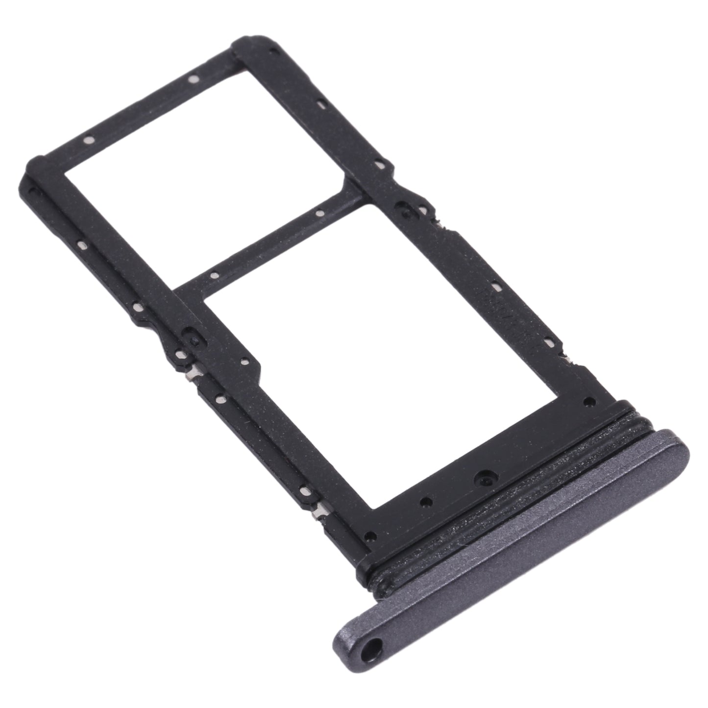 For Samsung Galaxy Tab A7 10.4 (2020) SM-T505 SIM Card Tray + Micro SD Card Tray (Black)
