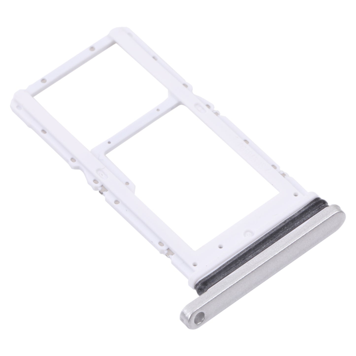 For Samsung Galaxy Tab A7 10.4 (2020) SM-T505 SIM Card Tray + Micro SD Card Tray (White)