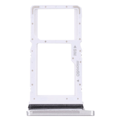 For Samsung Galaxy Tab A7 10.4 (2020) SM-T505 SIM Card Tray + Micro SD Card Tray (White)