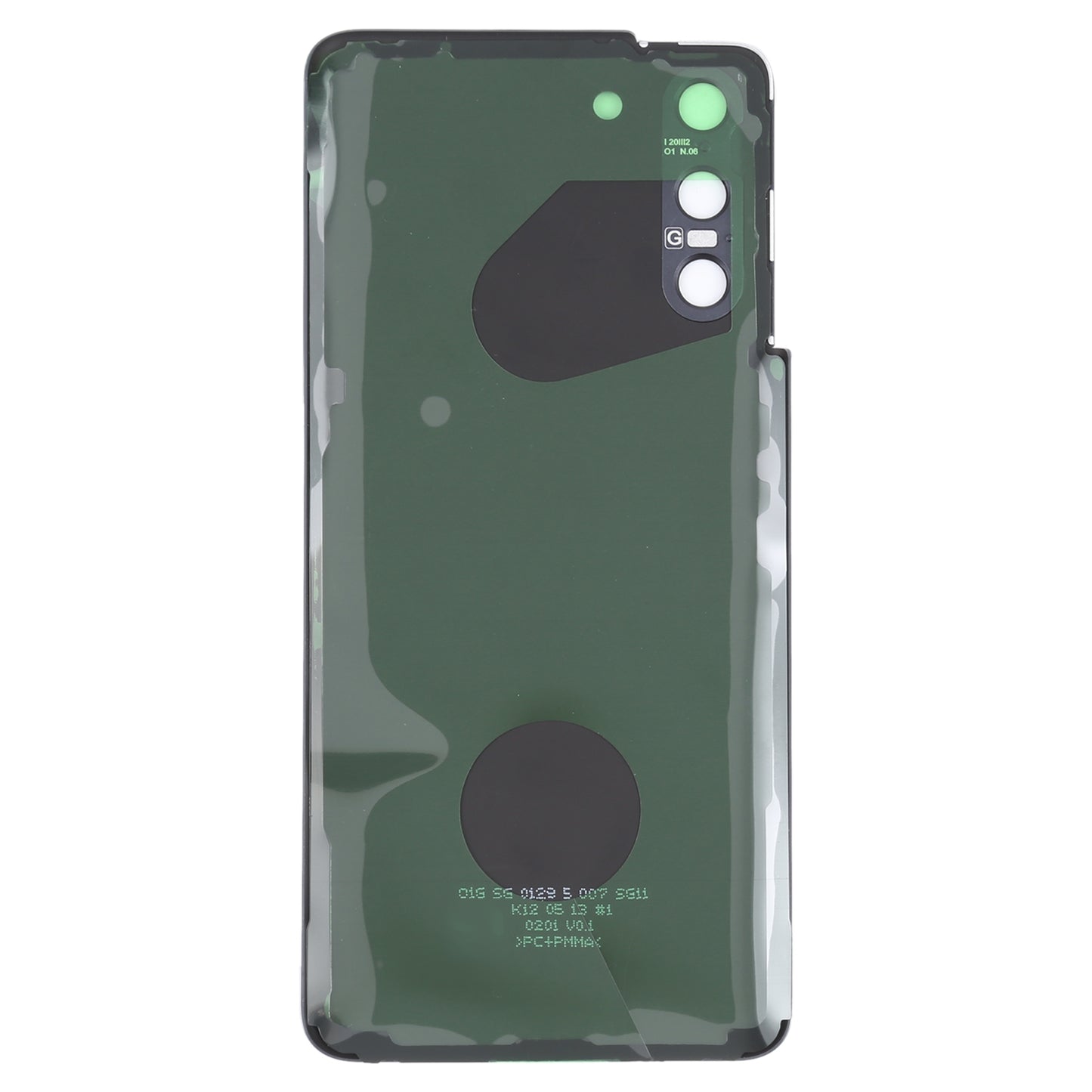 For Samsung Galaxy S21 5G Battery Back Cover with Camera Lens Frame (Black)