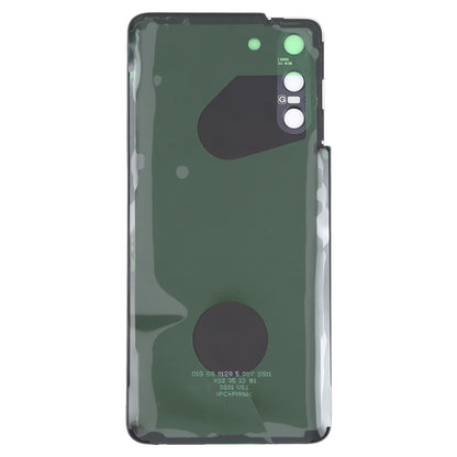 For Samsung Galaxy S21 5G Battery Back Cover with Camera Lens Frame (Black)