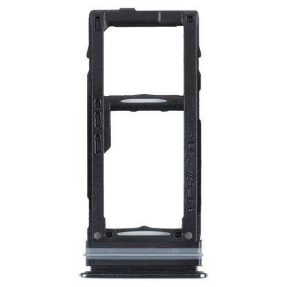 For Samsung Galaxy A52S 5G SM-A528 SIM Card Tray + SIM Card Tray / Micro SD Card Tray (Black)
