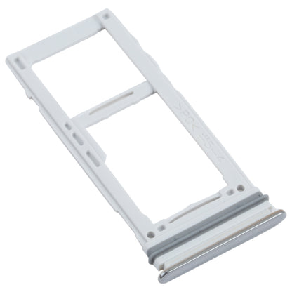 For Samsung Galaxy A52S 5G SM-A528 SIM Card Tray + SIM Card Tray / Micro SD Card Tray (Silver)