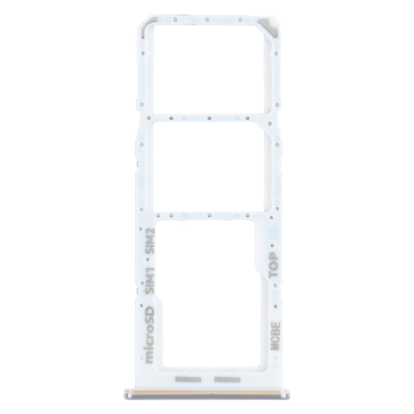 For Samsung Galaxy M32 SM-M325 SIM Card Tray + SIM Card Tray + Micro SD Card Tray (Silver)