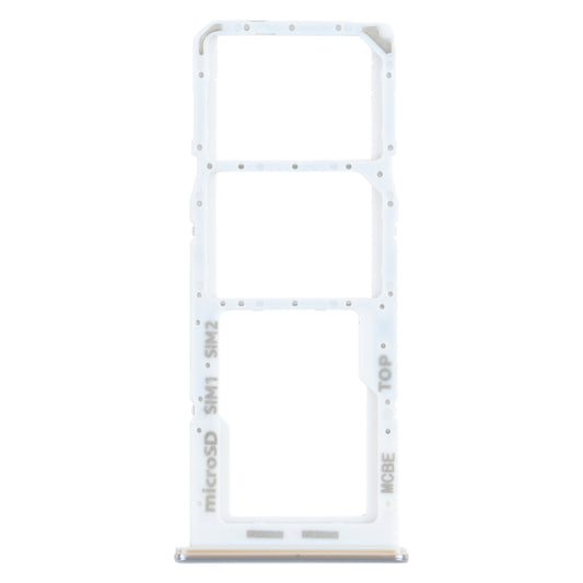 For Samsung Galaxy M32 SM-M325 SIM Card Tray + SIM Card Tray + Micro SD Card Tray (Silver)