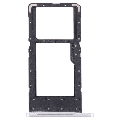 SIM Card Tray + Micro SD Card Tray for Samsung Galaxy Tab A7 Lite SM-T225 (Silver)