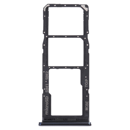 For Samsung Galaxy M32 5G SM-M326B Original SIM Card Tray + SIM Card Tray + Micro SD card tray (Black)
