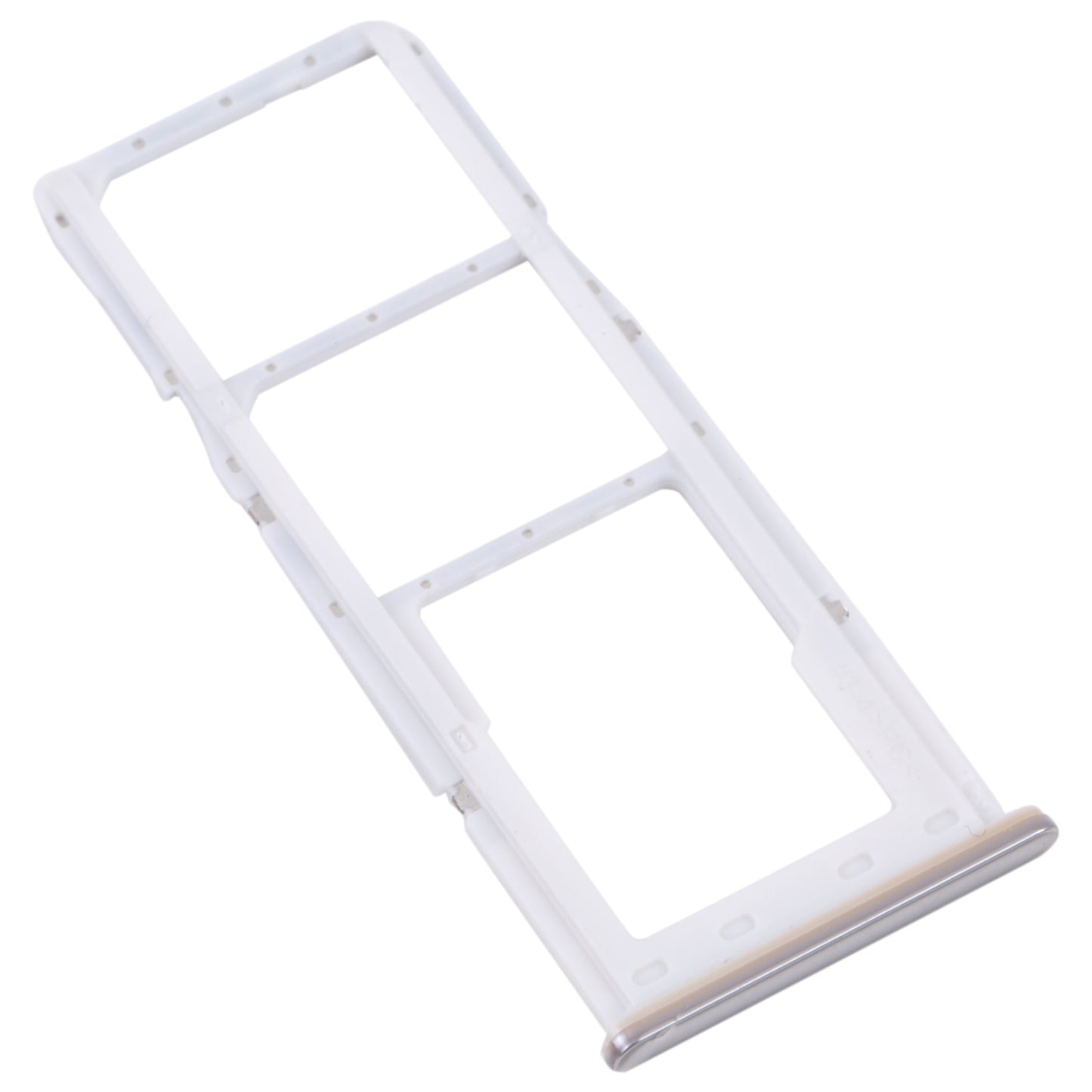For Samsung Galaxy M32 5G SM-M326B Original SIM Card Tray + SIM Card Tray + Micro SD card tray (White)