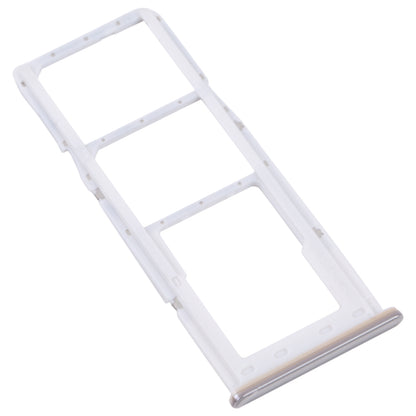 For Samsung Galaxy M32 5G SM-M326B Original SIM Card Tray + SIM Card Tray + Micro SD card tray (White)