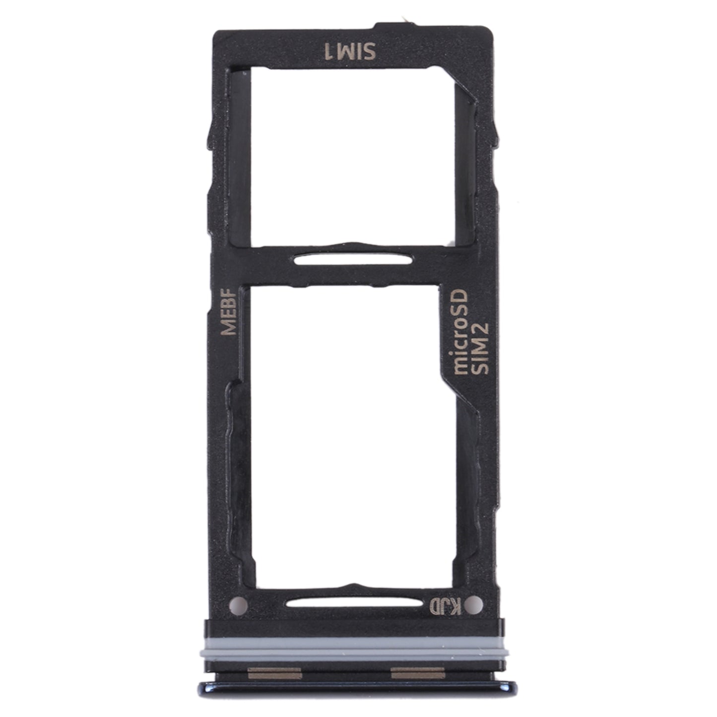 For Samsung Galaxy M52 5G SM-M526B Original SIM Card Tray + SIM Card Tray / Micro SD card tray (Black)