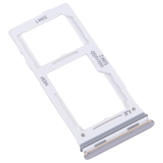 For Samsung Galaxy M52 5G SM-M526B Original SIM Card Tray + SIM Card Tray / Micro SD card tray (White)