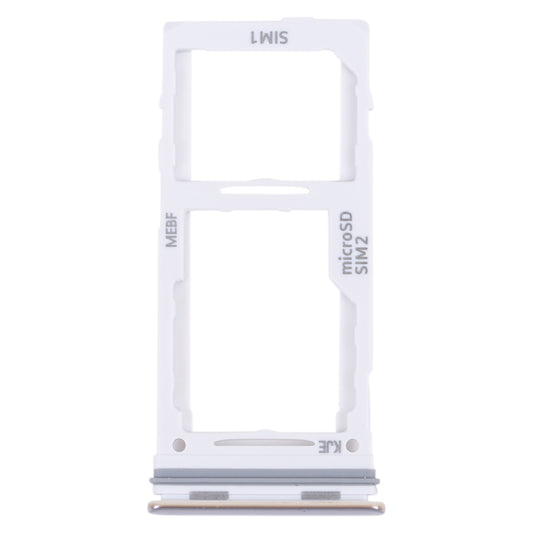 For Samsung Galaxy M52 5G SM-M526B Original SIM Card Tray + SIM Card Tray / Micro SD card tray (White)