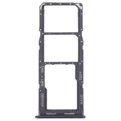 For Samsung Galaxy A13 SM-A135 Original SIM Card Tray + SIM Card Tray + Micro SD card tray (Black)