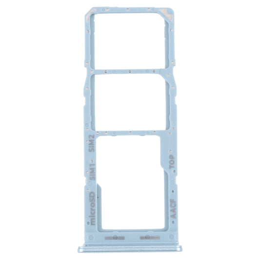 For Samsung Galaxy A13 5G SM-A136 Original SIM Card Tray + SIM Card Tray + Micro SD card tray (Blue)