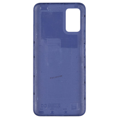 For Samsung Galaxy A03S SM-A037F Battery Back Cover (Blue)