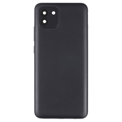 For Samsung Galaxy A03 SM-A035F Battery Back Cover (Black)
