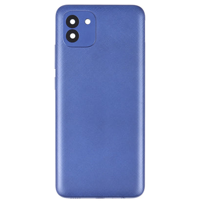 For Samsung Galaxy A03 SM-A035F Battery Back Cover (Blue)