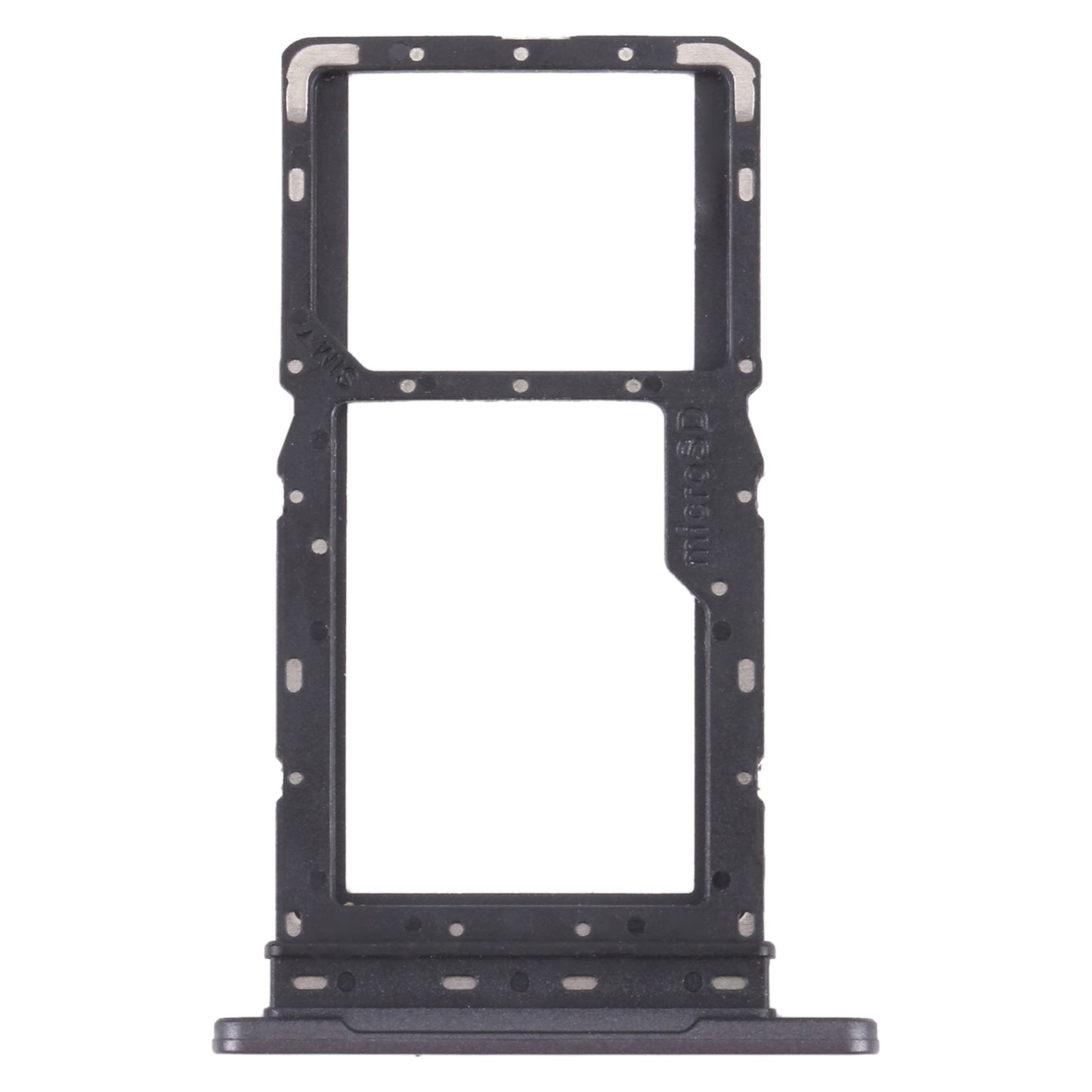 For Samsung Galaxy Tab A8 10.5 2021 SM-X200/X205 SIM Card Tray + SIM Card Tray / Micro SD Card Tray (Black)