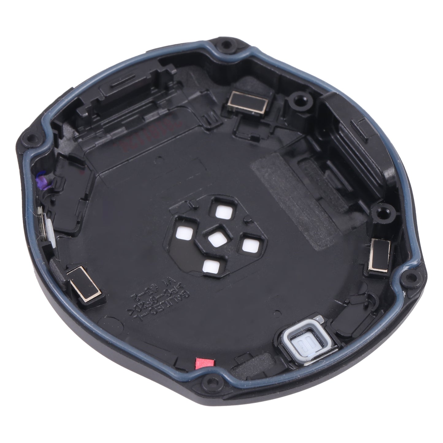 Rear Housing Cover with Glass Lens For Samsung Galaxy Watch 46mm SM-R800 (Black)