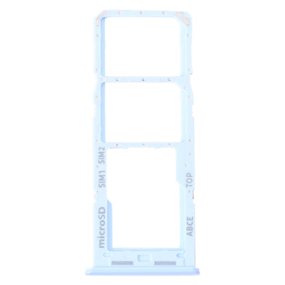 For Samsung Galaxy A23 SM-A235 Original SIM Card Tray + SIM Card Tray + Micro SD Card Tray (Blue)