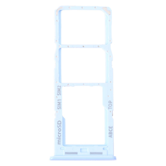 For Samsung Galaxy A23 SM-A235 Original SIM Card Tray + SIM Card Tray + Micro SD Card Tray (Blue)