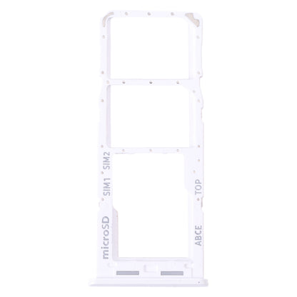 For Samsung Galaxy A23 SM-A235 Original SIM Card Tray + SIM Card Tray + Micro SD Card Tray (White)