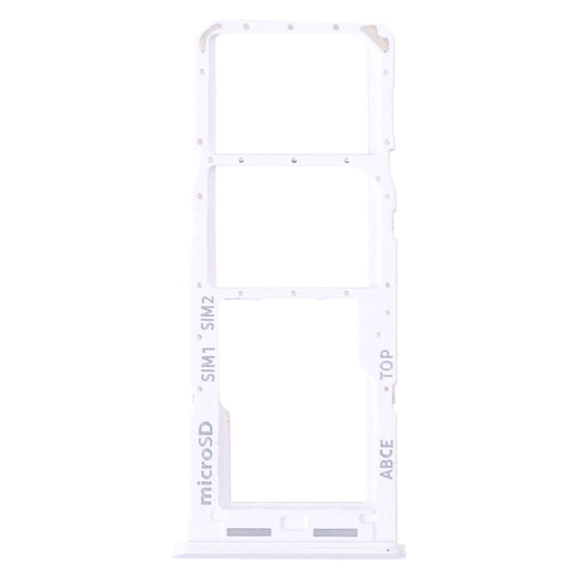For Samsung Galaxy A23 SM-A235 Original SIM Card Tray + SIM Card Tray + Micro SD Card Tray (White)