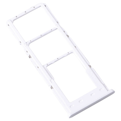 For Samsung Galaxy A23 SM-A235 Original SIM Card Tray + SIM Card Tray + Micro SD Card Tray (White)