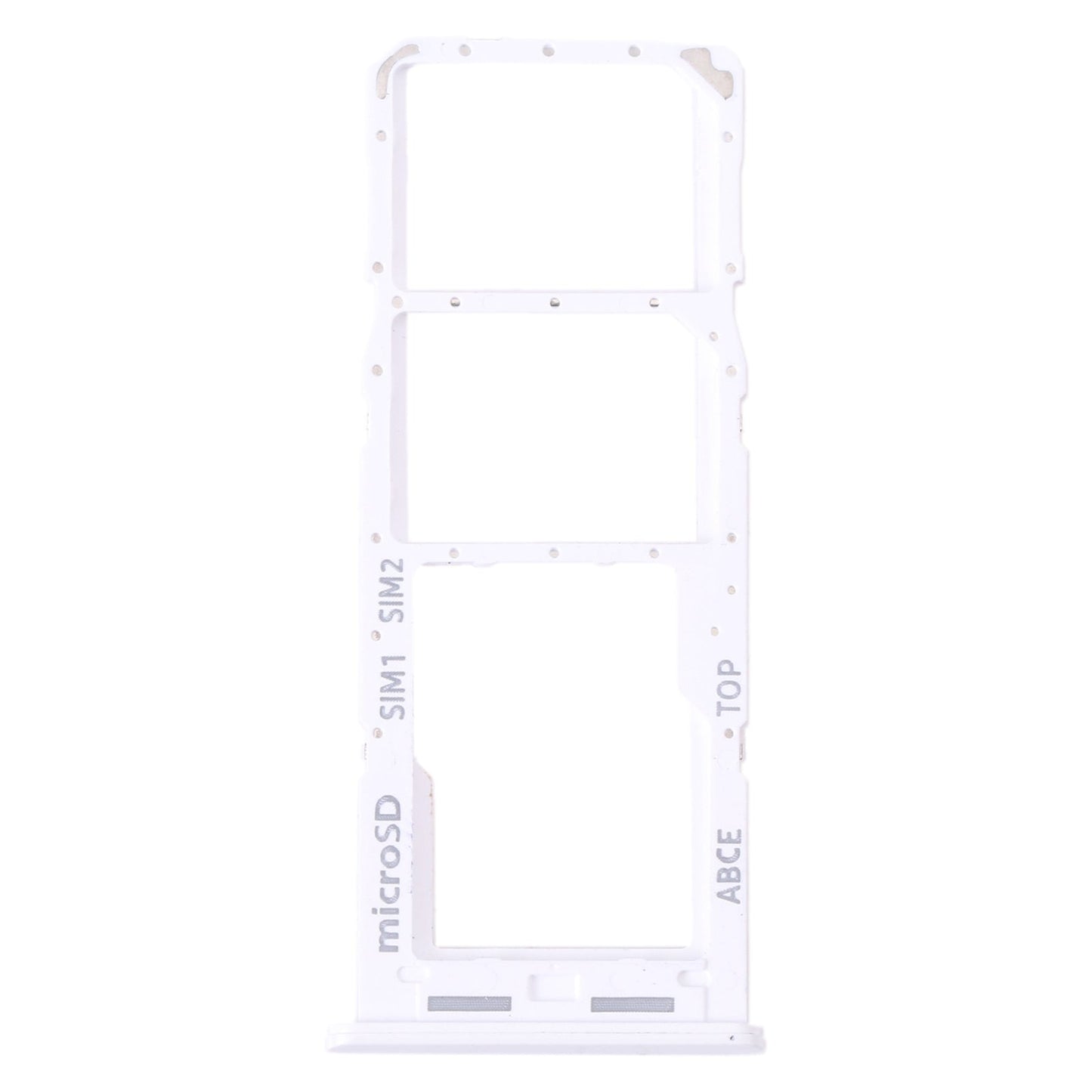 For Samsung Galaxy A23 SM-A235 Original SIM Card Tray + SIM Card Tray + Micro SD Card Tray (White)