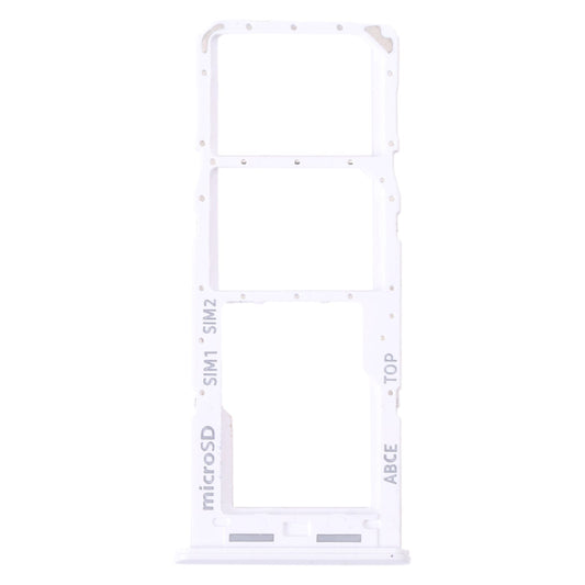 For Samsung Galaxy A23 SM-A235 Original SIM Card Tray + SIM Card Tray + Micro SD Card Tray (White)