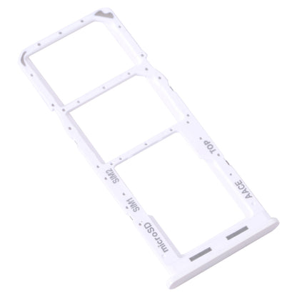 For Samsung Galaxy A13 SM-A135 Original SIM Card Tray + SIM Card Tray + Micro SD Card Tray (White)