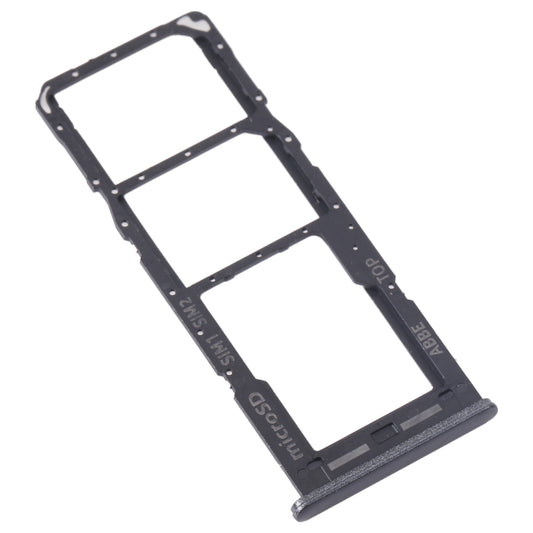 For Samsung Galaxy M23 SM-M236B Original SIM Card Tray + SIM Card Tray + Micro SD Card Tray (Black)