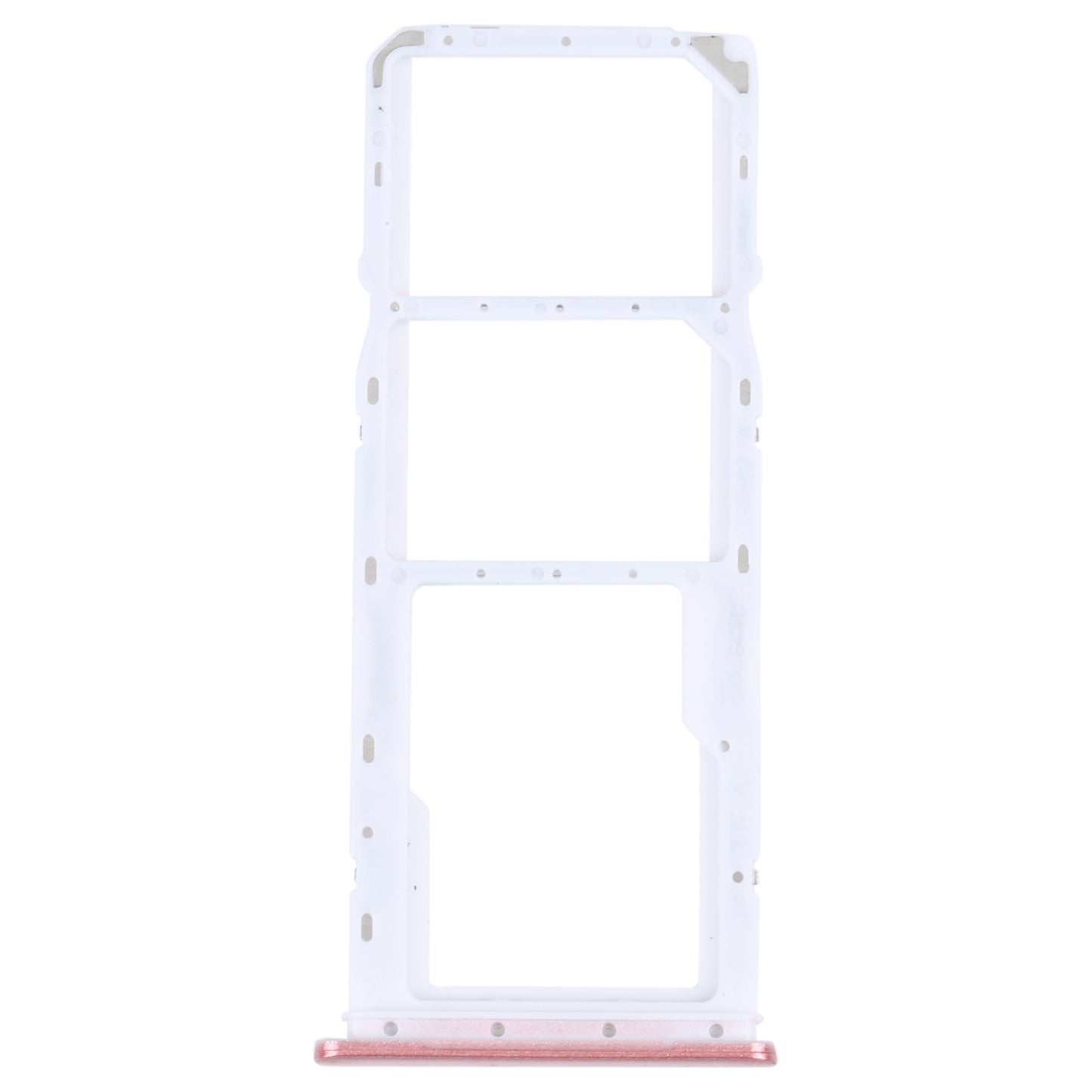 For Samsung Galaxy A04 SM-A045F Original SIM Card Tray + SIM Card Tray + Micro SD Card Tray (Pink)