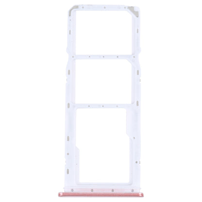 For Samsung Galaxy A04 SM-A045F Original SIM Card Tray + SIM Card Tray + Micro SD Card Tray (Pink)