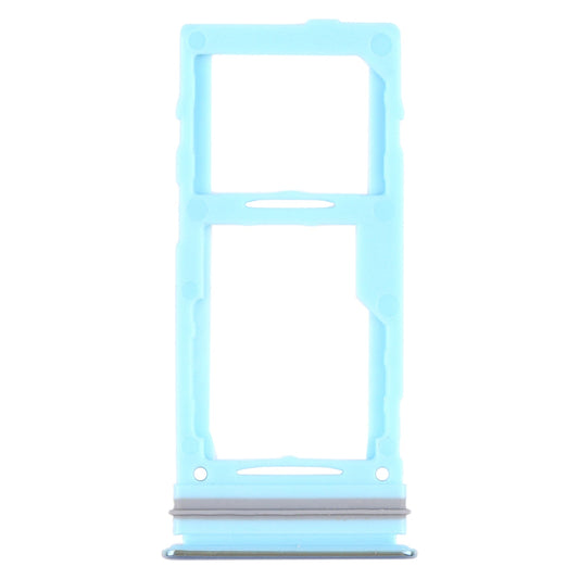 For Samsung Galaxy A72 SM-A725 SIM Card Tray + SIM Card Tray / Micro SD Card Tray (Blue)