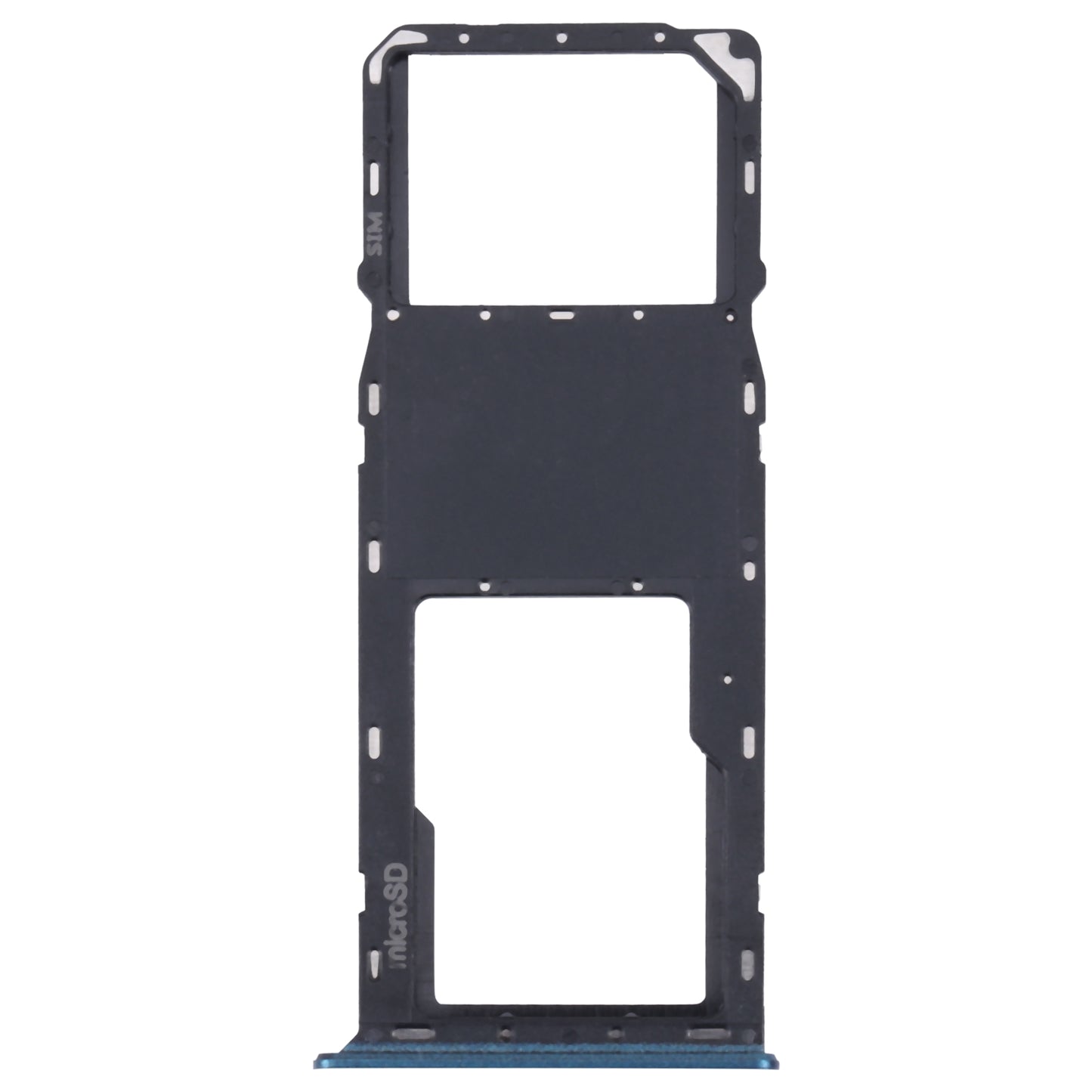 For Samsung Galaxy A03s SM-A037U Original SIM Card Tray + Micro SD card tray (Blue)