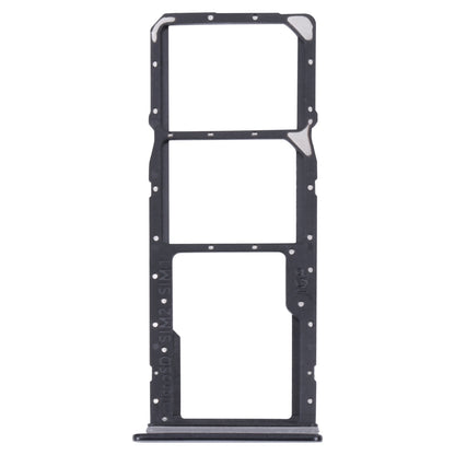For Samsung Galaxy A04 Core SM-A042F Original SIM Card Tray + SIM Card Tray + Micro SD card tray(Black)