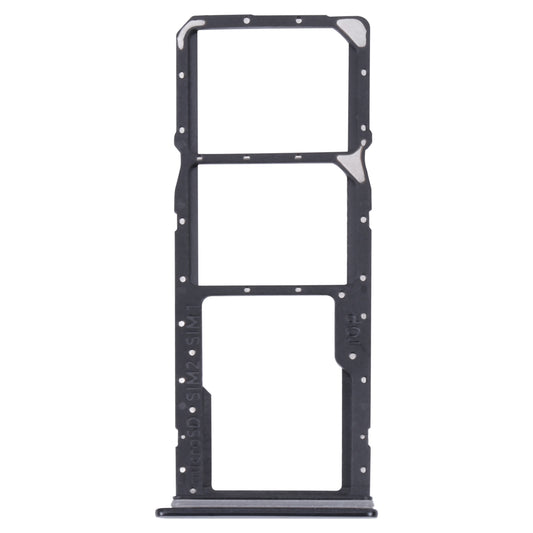 For Samsung Galaxy A04 Core SM-A042F Original SIM Card Tray + SIM Card Tray + Micro SD card tray(Black)