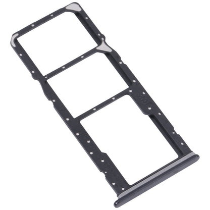 For Samsung Galaxy A04 Core SM-A042F Original SIM Card Tray + SIM Card Tray + Micro SD card tray(Black)