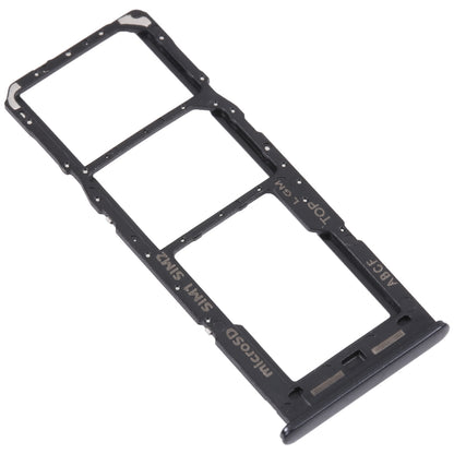 For Samsung Galaxy A23 5G SM-A236B Original SIM Card Tray + SIM Card Tray + Micro SD card tray (Black)