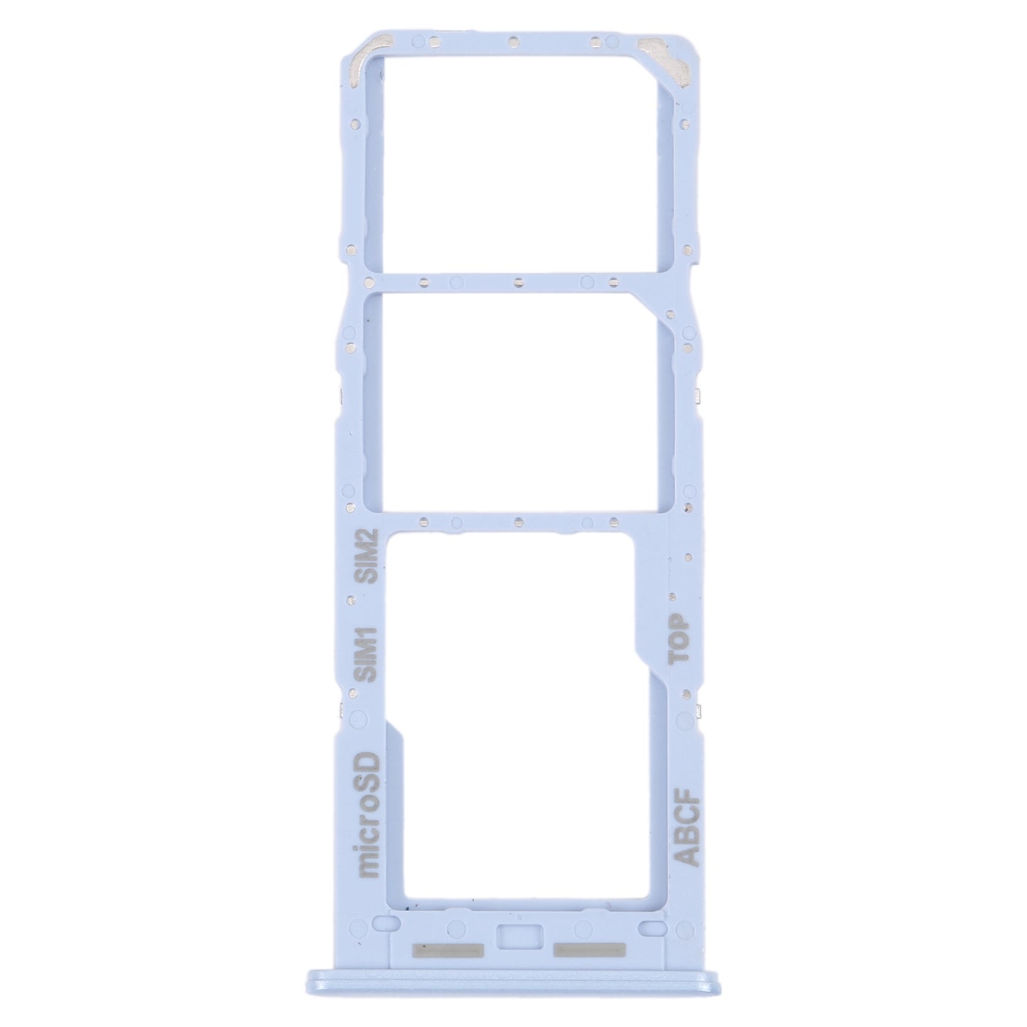For Samsung Galaxy A23 5G SM-A236B Original SIM Card Tray + SIM Card Tray + Micro SD card tray (Blue)