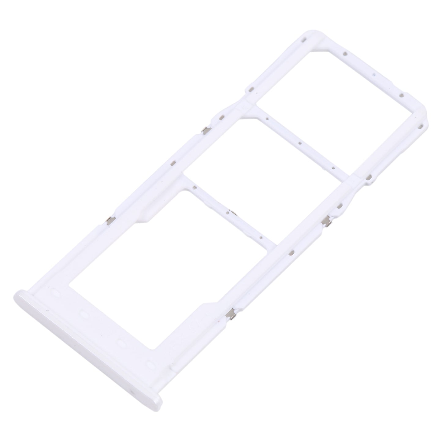For Samsung Galaxy A23 5G SM-A236B Original SIM Card Tray + SIM Card Tray + Micro SD card tray (White)