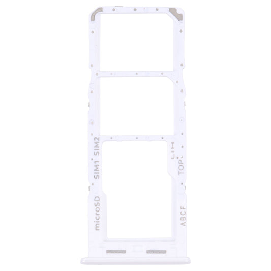 For Samsung Galaxy A23 5G SM-A236B Original SIM Card Tray + SIM Card Tray + Micro SD card tray (White)