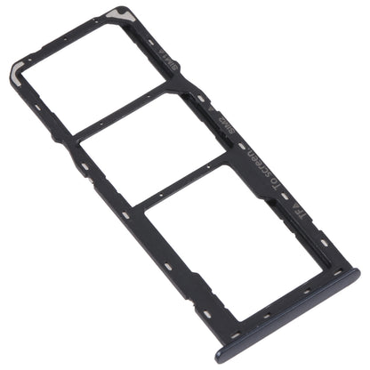 For Samsung Galaxy M42 5G SM-A436B Original SIM Card Tray + SIM Card Tray + Micro SD card tray (Black)