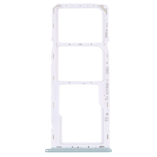 For Samsung Galaxy M42 5G SM-A436B Original SIM Card Tray + SIM Card Tray + Micro SD card tray (Green)