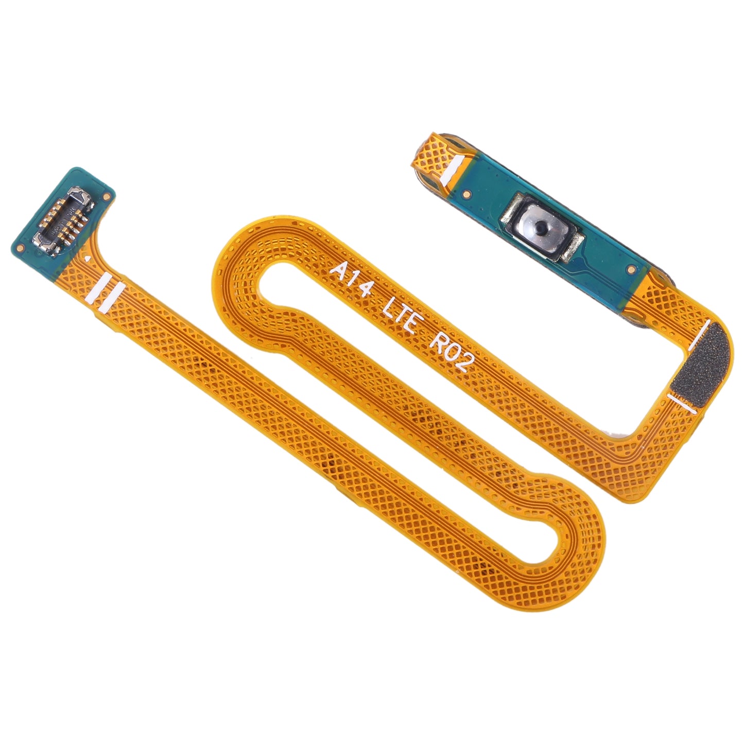 For Samsung Galaxy A14 SM-A145F Original Fingerprint Sensor Flex Cable (Dark Red)
